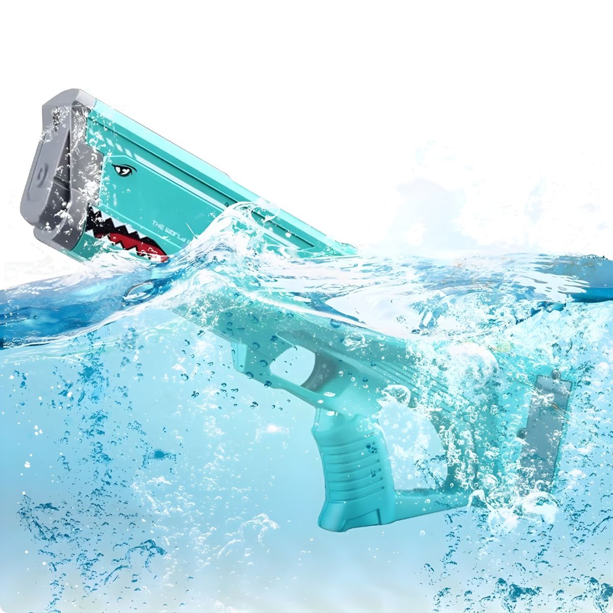 WATER TOYS - Pistola de Agua Eléctrica Tiburón 600cc Recargable