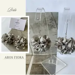 GENERICO - Aros de Flor en Tela Fiora