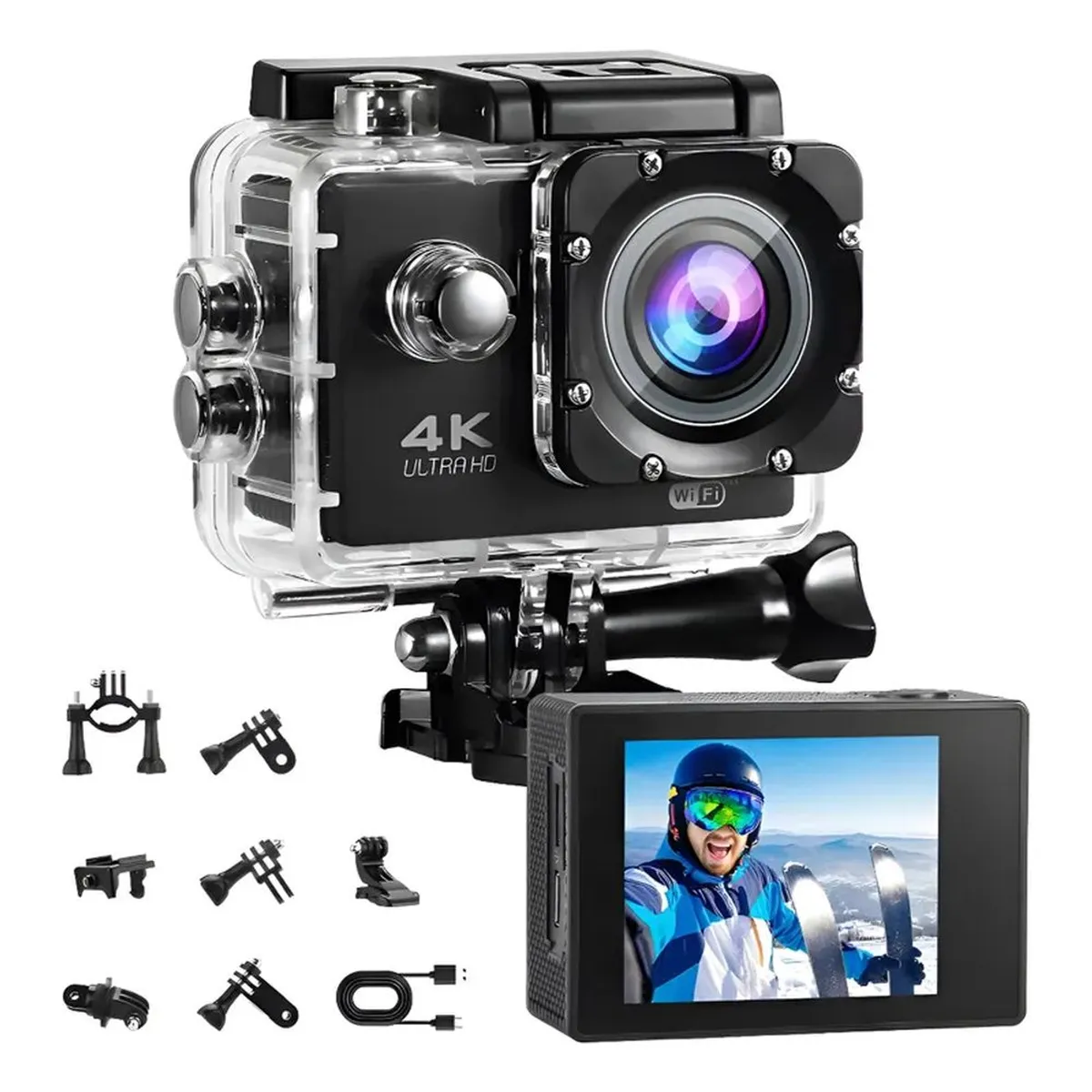 CAM - Cámara Deportiva 4k Sports Ultra Hd Dv Profesional