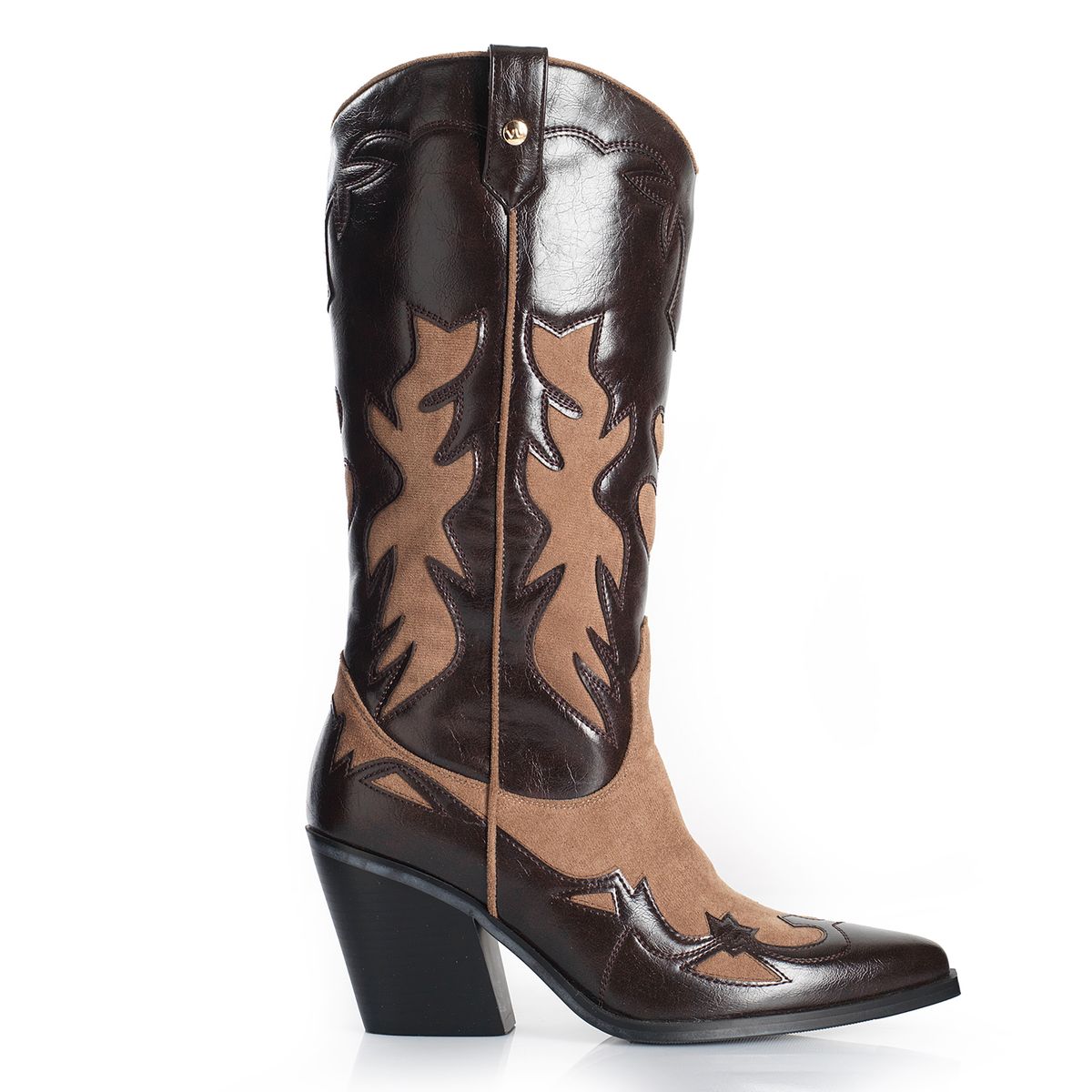 VIA UNO - Bota Mujer Via Uno WestWinter Glacier Marron/Taupe