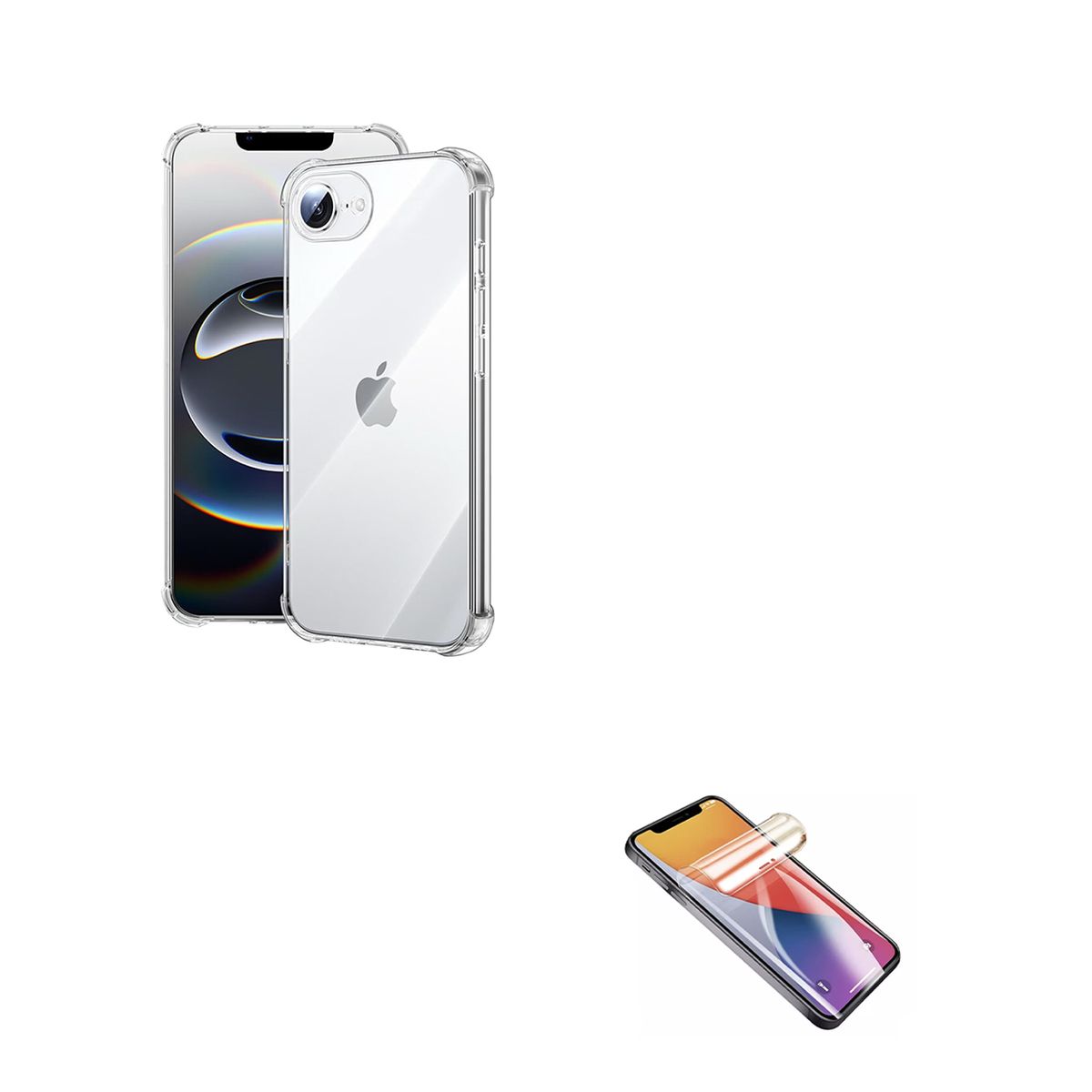 JOIGO - Carcasa Transparente + Lamina Hidrogel Clear Para iPhone 17E