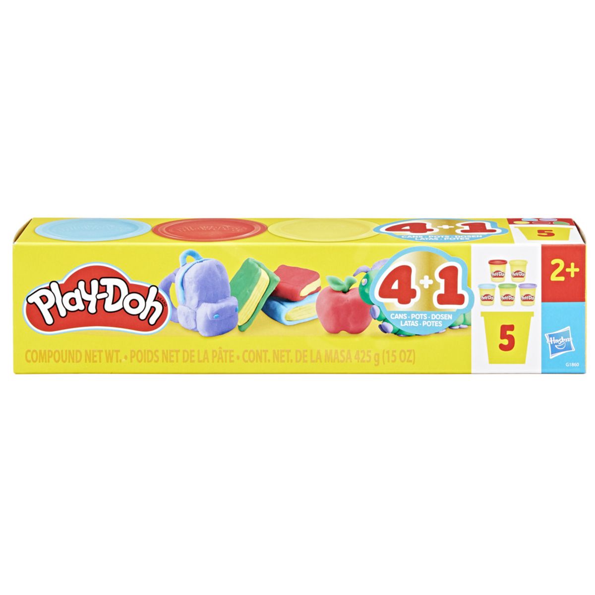 PLAY DOH - Masas y Plastilinas Play-Doh Pack de 5 Vuelta a Clases