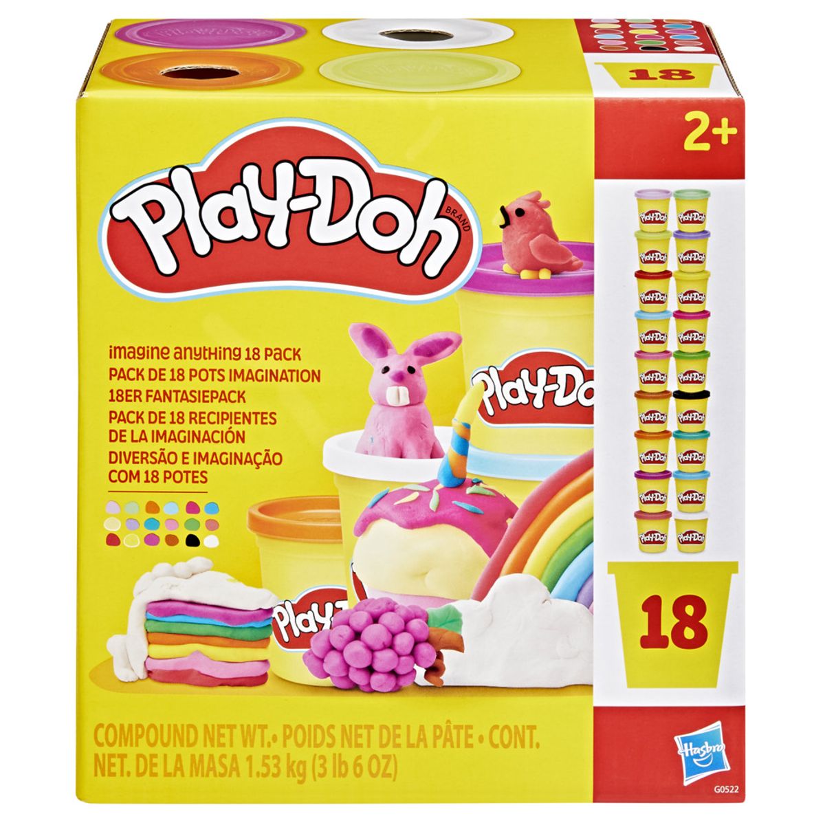 PLAY DOH - Masas y Plastilinas Play-Doh Pack de 18 Imagine Anything