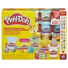 PLAY DOH - Set de Masa Moldeable Play-Doh 20 Botes para Crear y Celebrar