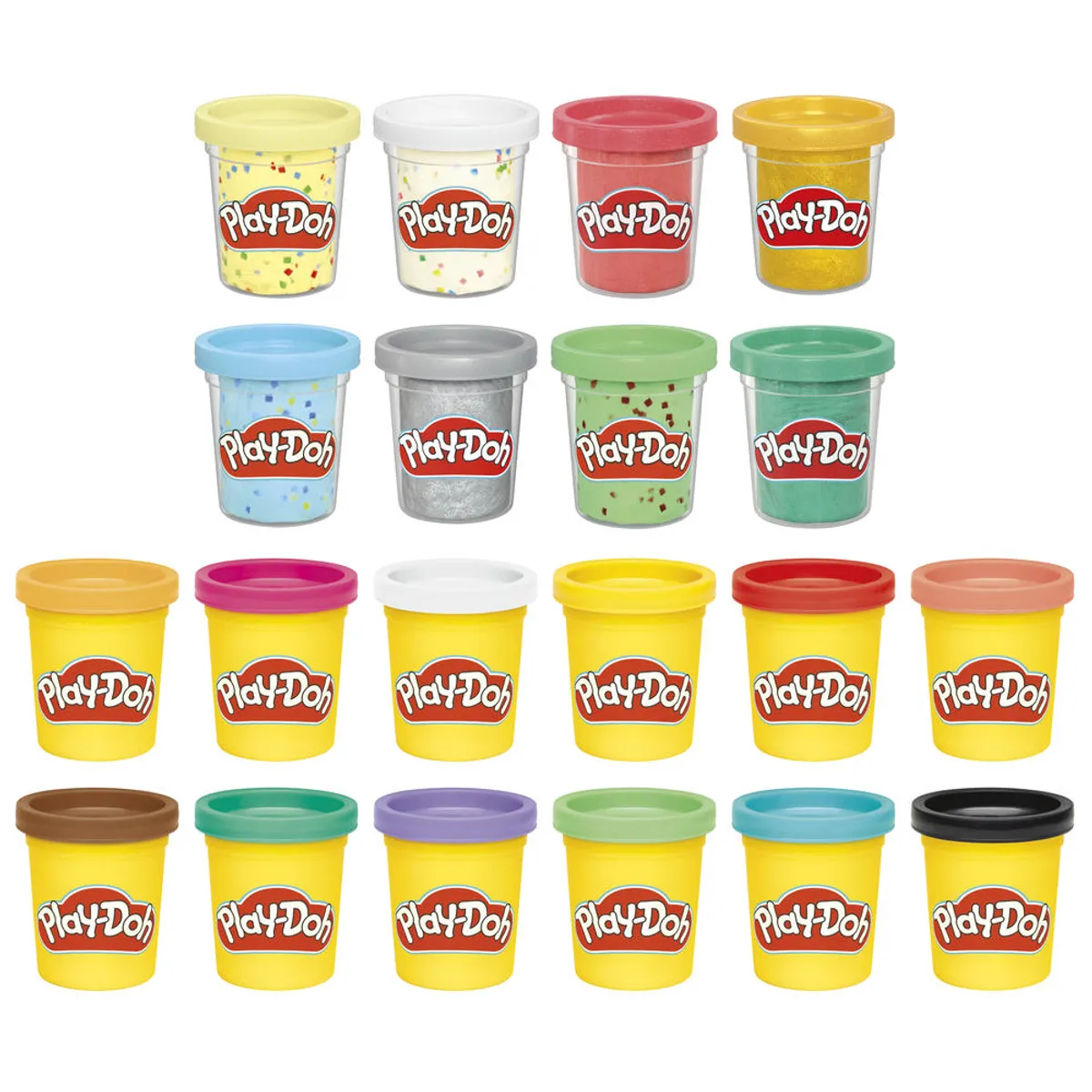PLAY DOH - Set de Masa Moldeable Play-Doh 20 Botes para Crear y Celebrar