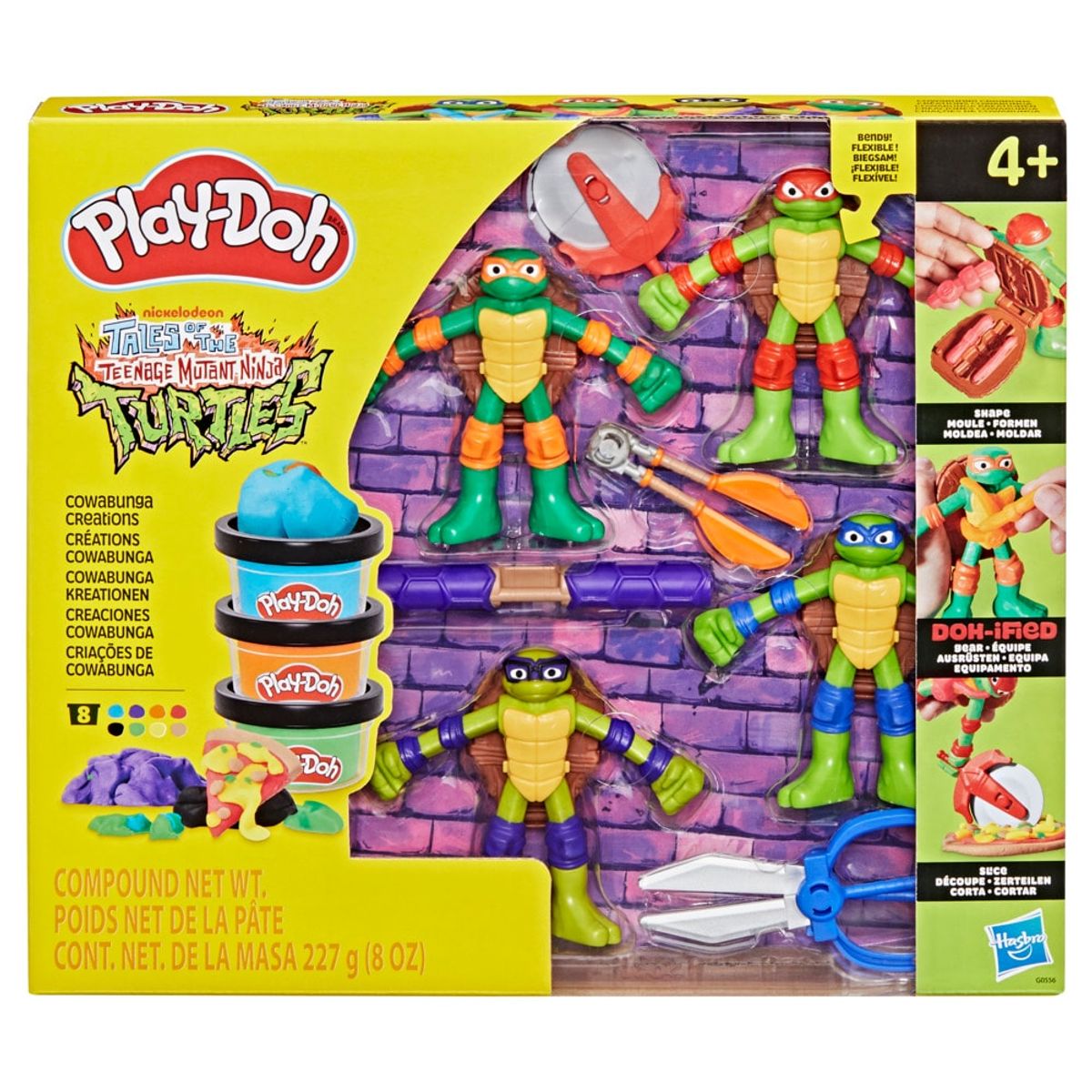 PLAY DOH - Set PD Teenage Mutant Ninja Turtles Creaciones Cowabunga