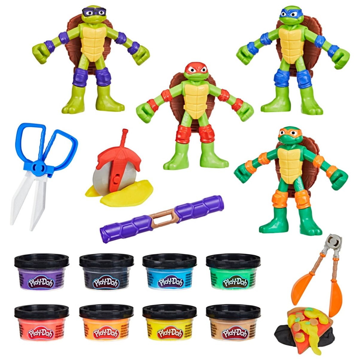 PLAY DOH - Set PD Teenage Mutant Ninja Turtles Creaciones Cowabunga