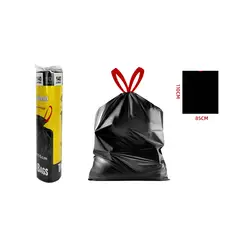 GENERICO - Bolsas Negras Basura 140 Lt 85X110 Cm Resistente Uso Hogar