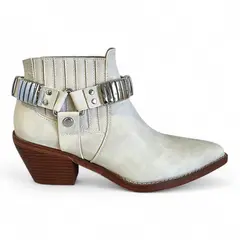 VIA UNO - Botin Mujer WestWinter Lynx Off White