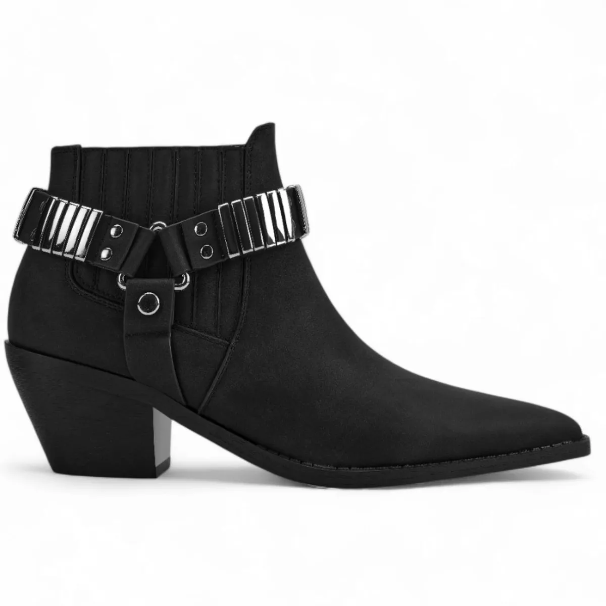 VIA UNO - Botin Mujer Via Uno WestWinter Lynx Negro
