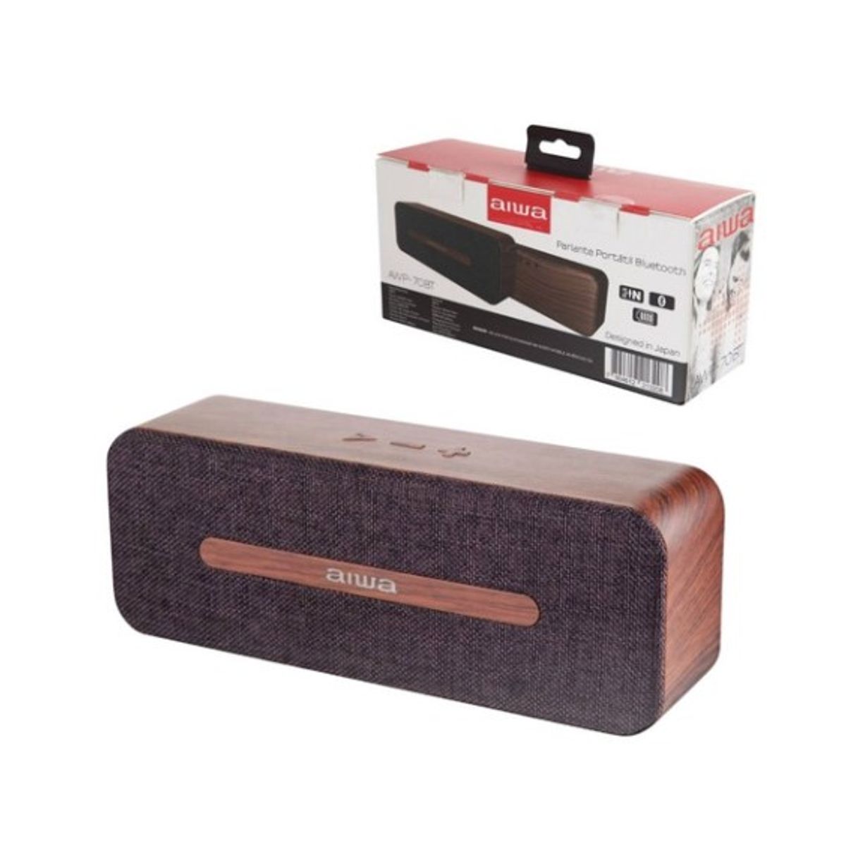 AIWA - Parlante AIWA AWP-70BT portátil bluetoothaux 3WX2