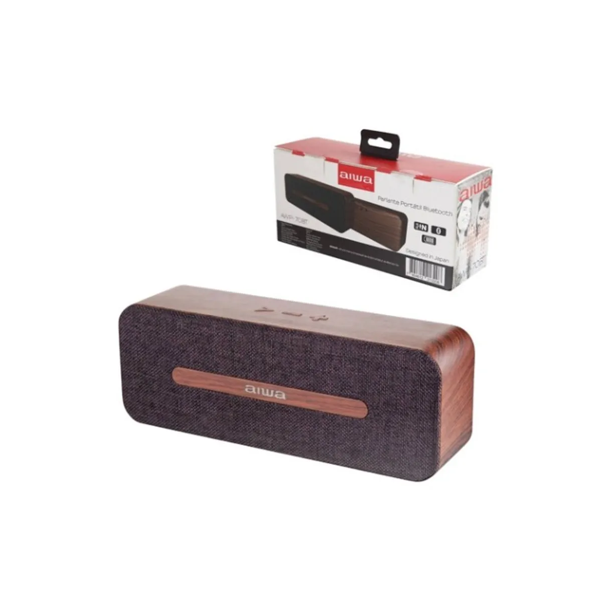 AIWA - Parlante AIWA AWP-70BT portátil bluetoothaux 3WX2