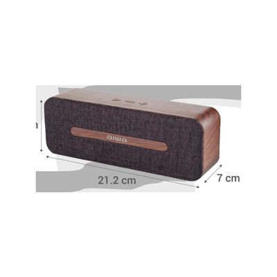 Imagen 2 del producto Parlante AWP-70BT portátil bluetoothaux 3WX2 Café