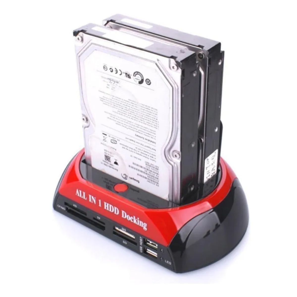 GENERICO - Estación De Acoplamiento Todo En 1 Doble Hdd Sata Ide Usb