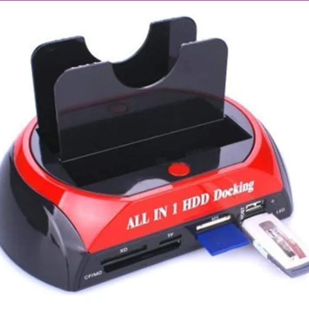 GENERICO - Estación De Acoplamiento Todo En 1 Doble Hdd Sata Ide Usb