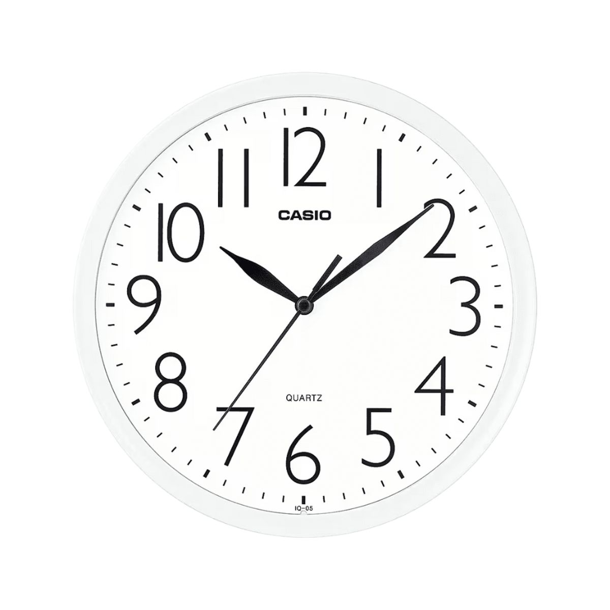 CASIO - RELOJ MURAL CASIO IQ-05-7DF REDONDO BLANCO