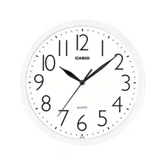 CASIO - RELOJ MURAL IQ-05-7DF REDONDO BLANCO