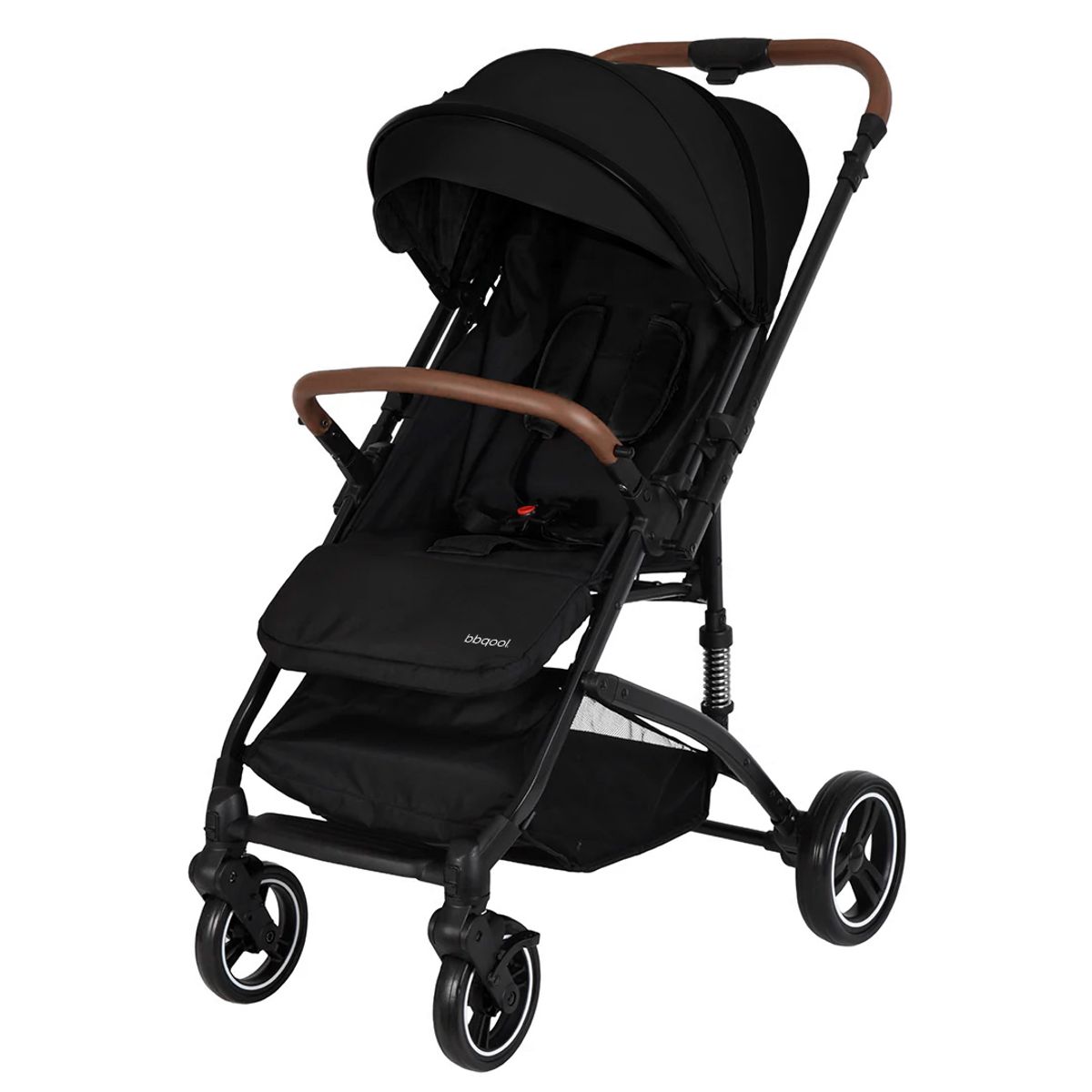 BBQOOL - Coche Maleta Compacto Reversi Negro
