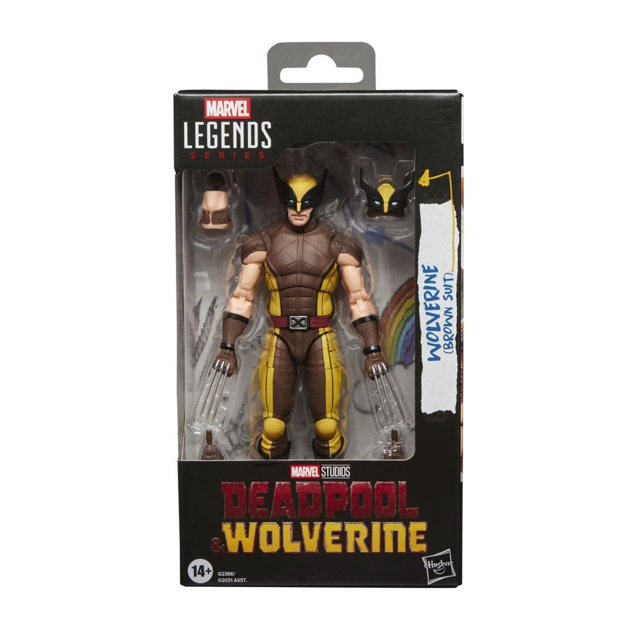 MARVEL - Figura de Acción Marvel Legends Series Brown Suit Wolverine