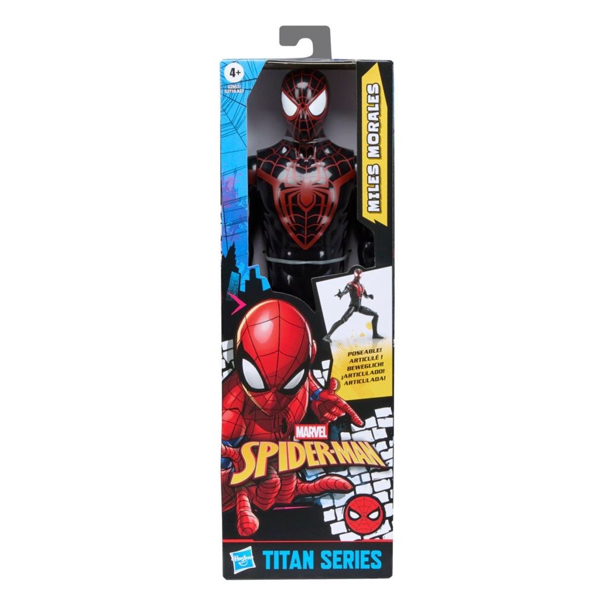 SPIDERMAN - Figura de Acción Spider-Man Titan Series Miles Morales
