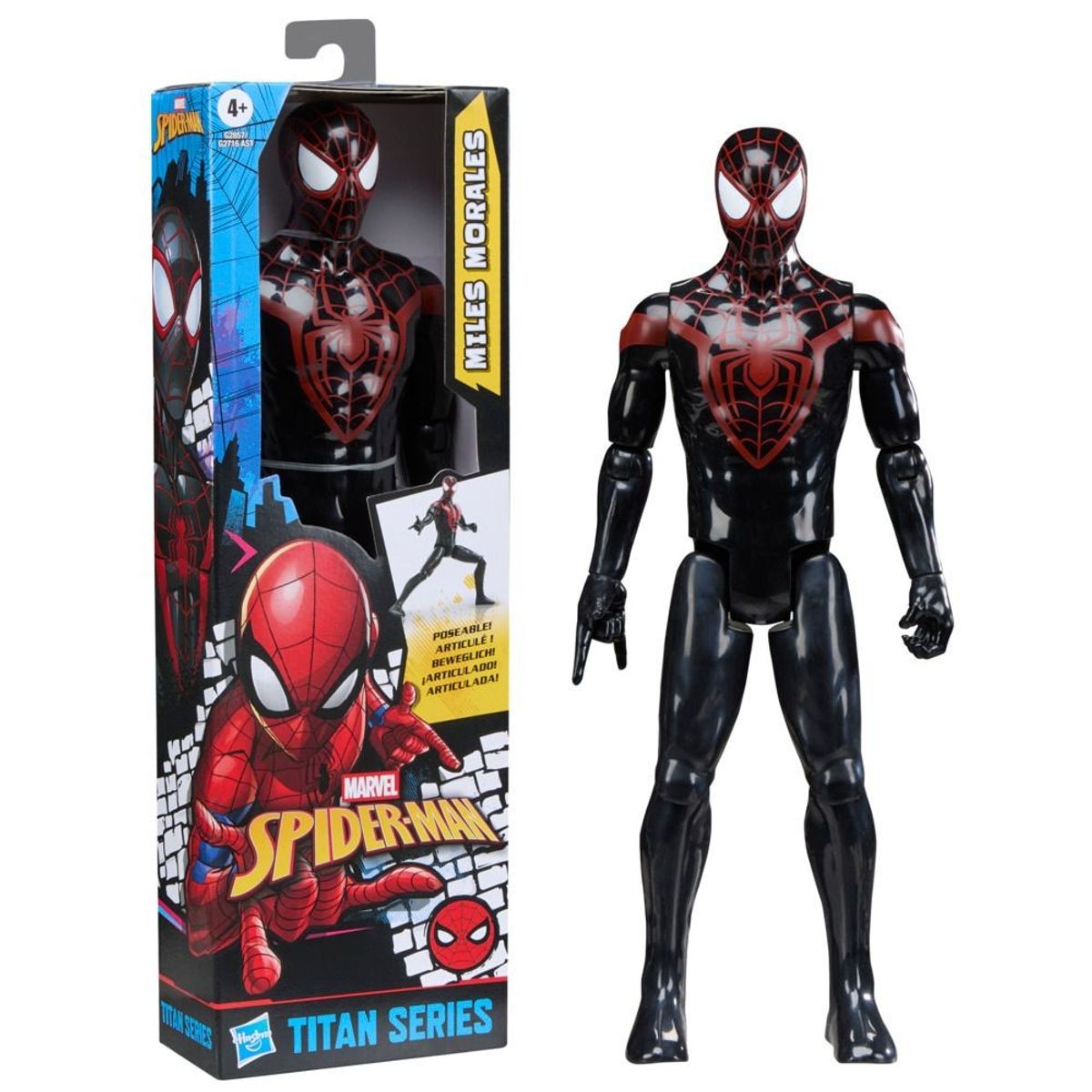 SPIDERMAN - Figura de Acción Spider-Man Titan Series Miles Morales
