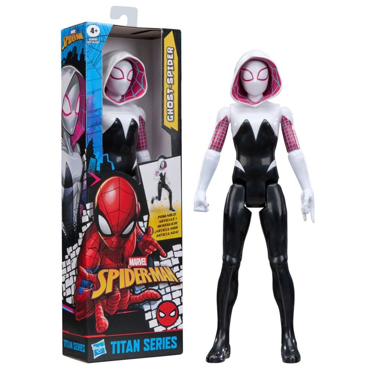SPIDERMAN - Figura de Acción Spider-Man Titan Series Spider Fantasma