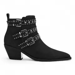 VIA UNO - Botin Mujer WestWinter Nomad Negro