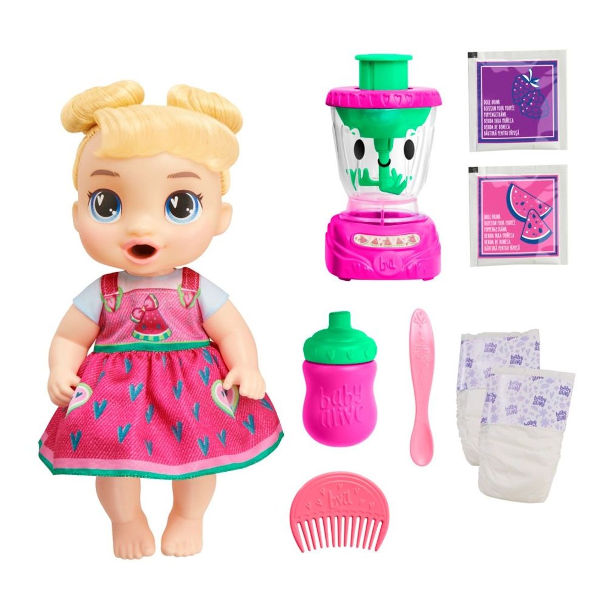 BABY ALIVE - Muñeca Baby Alive Deliciosos Batidos Harper Hugs