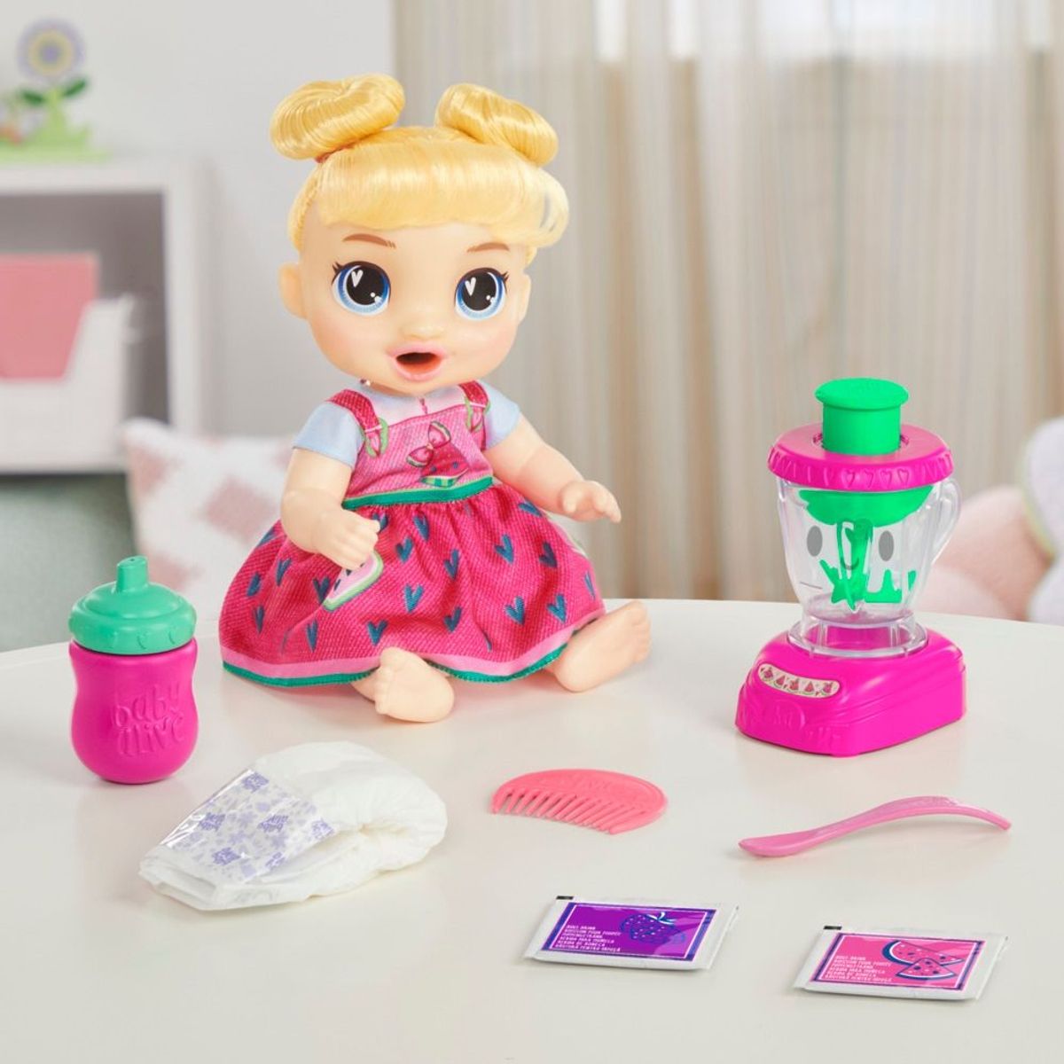 BABY ALIVE - Muñeca Baby Alive Deliciosos Batidos Harper Hugs