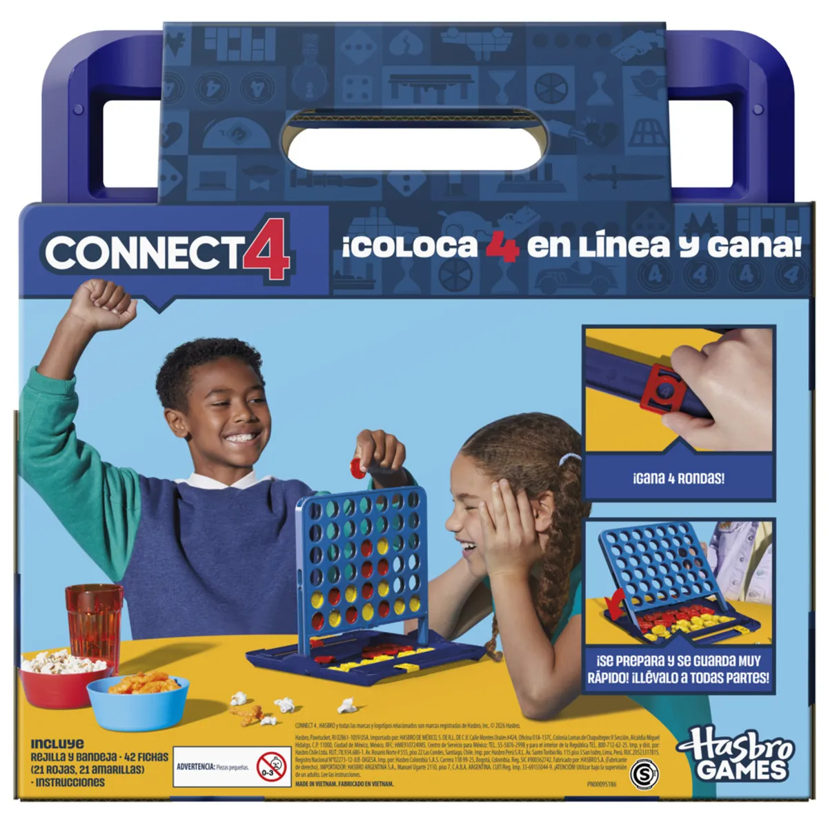 HASBRO GAMES - Juego de Mesa Hasbro Games Conecta 4