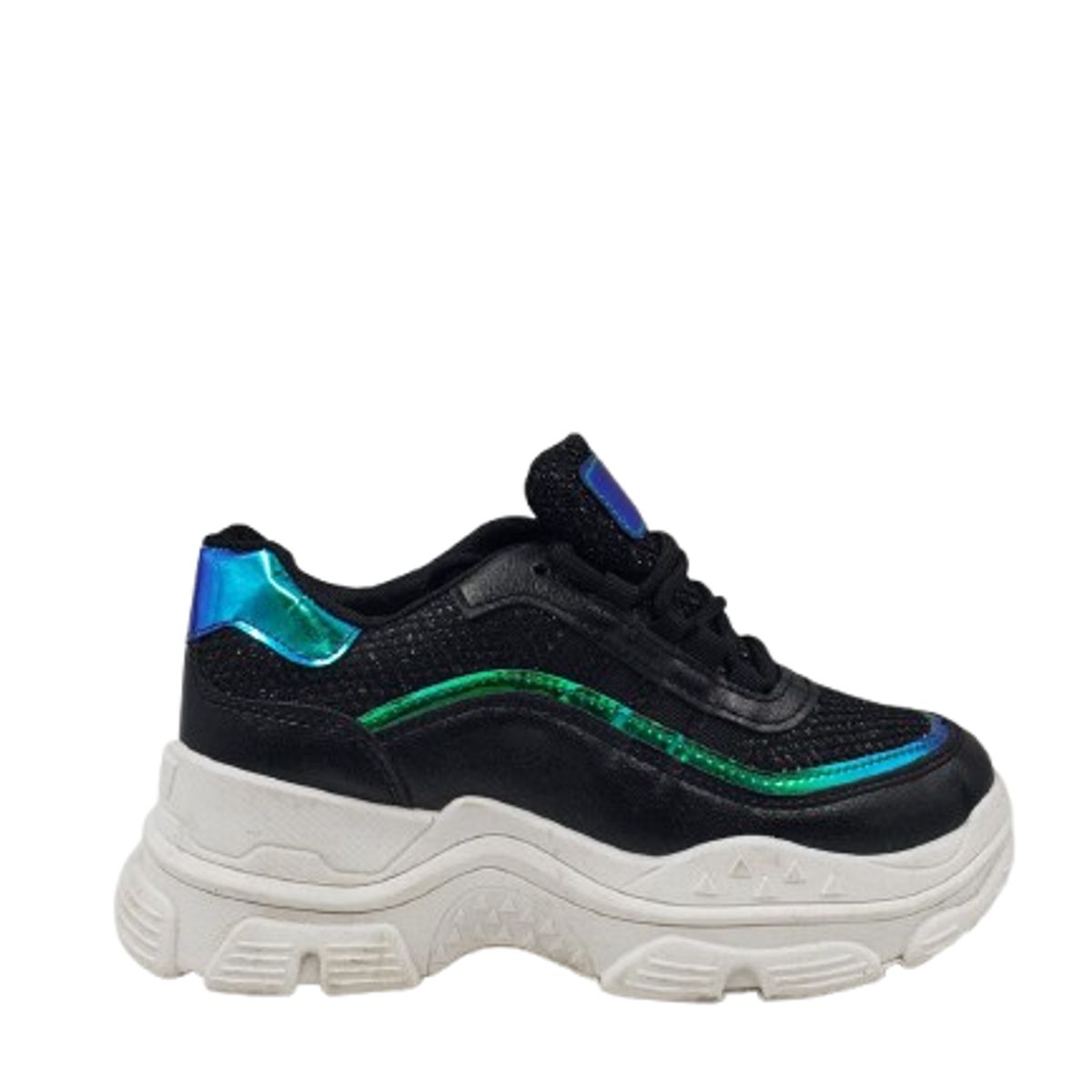 HERIEL - Zapatilla Nerga Brillos Urbana