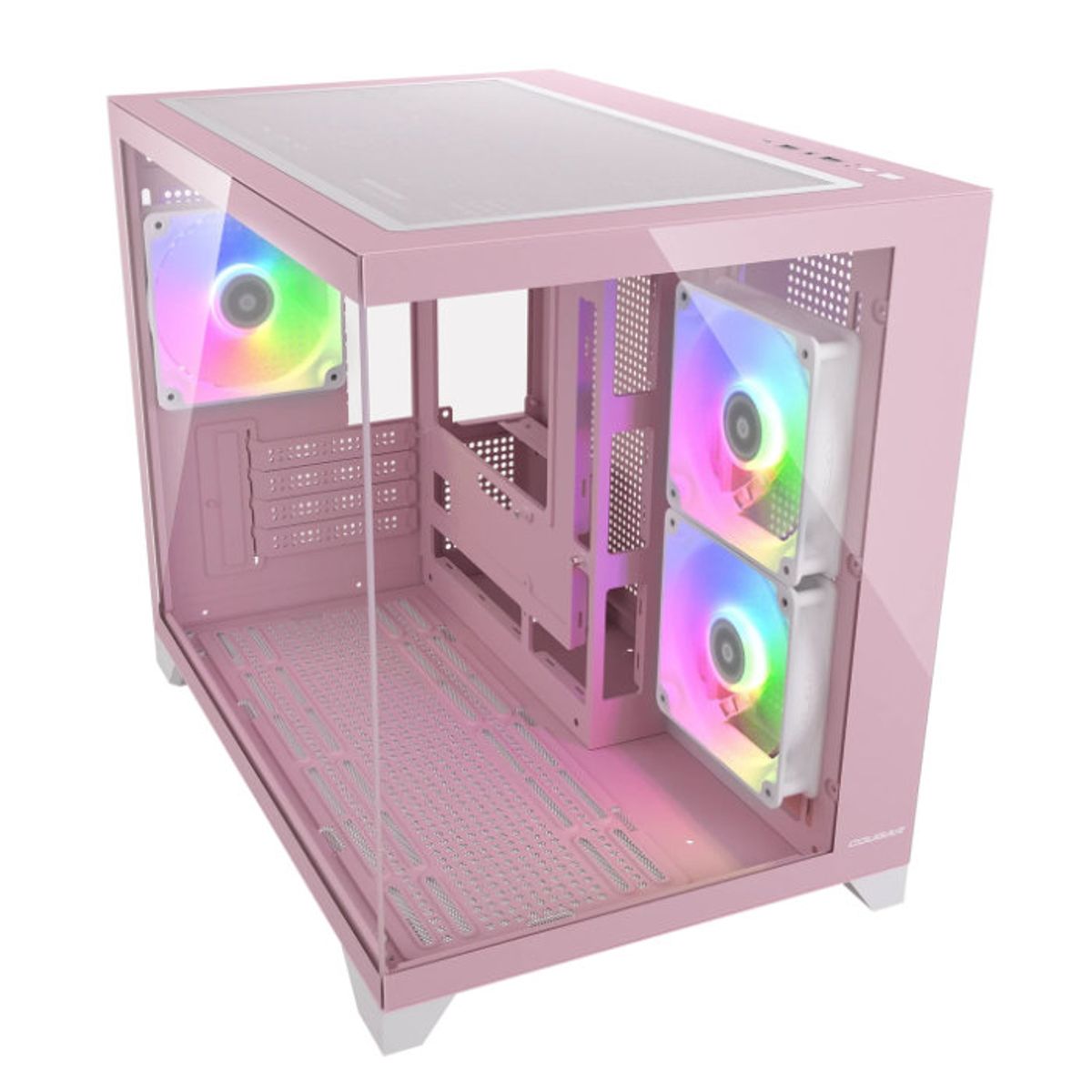 COUGAR - Gabinete - Cougar FV150 MINI RGB - SFuente - m-ATX