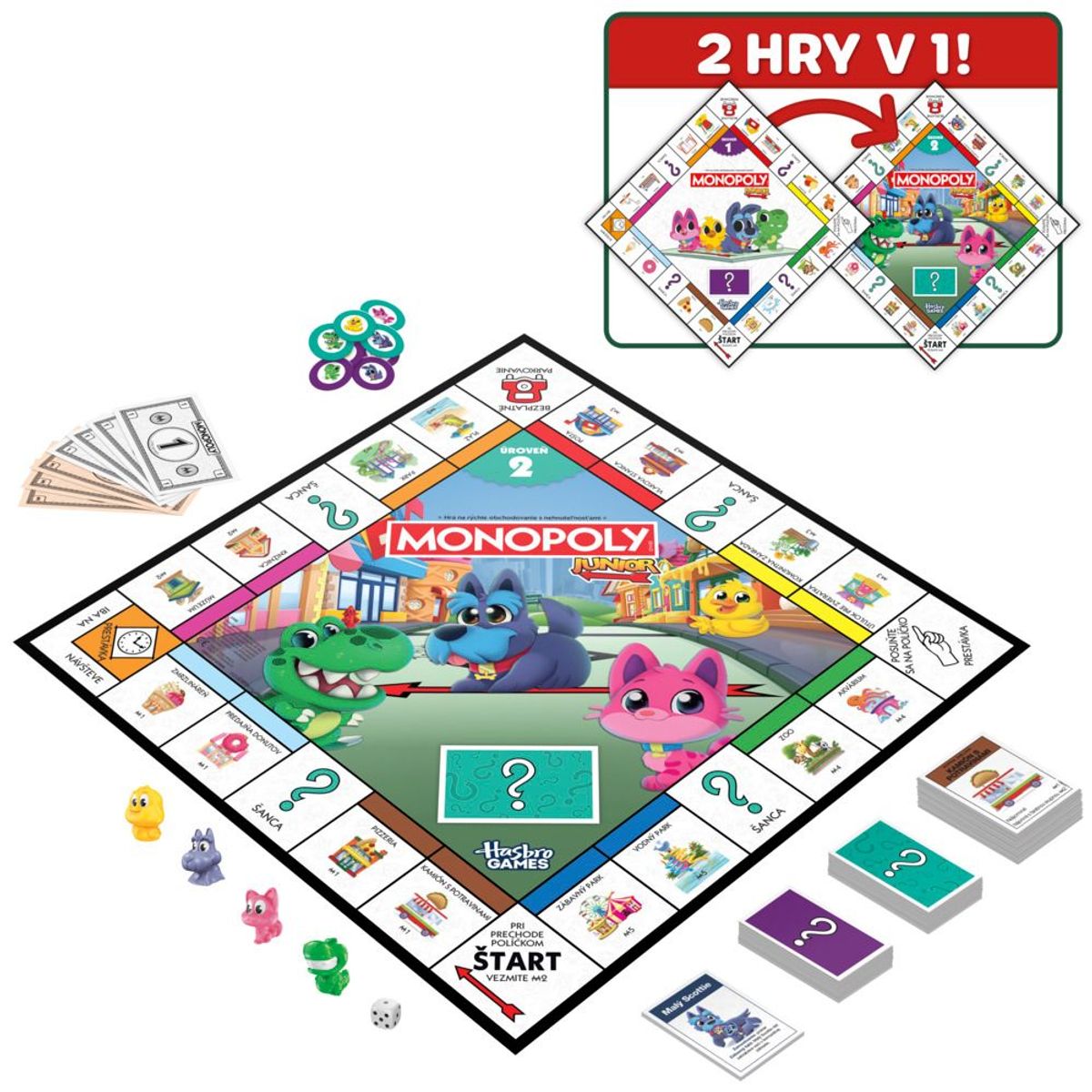 MONOPOLY - Juego de Mesa Monopoly Junior