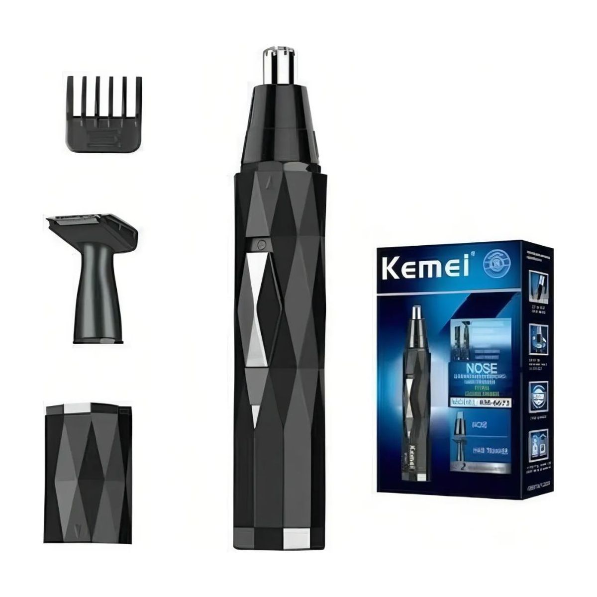 KEMEI - Cortadora de vello Kemei KM-6673 negra