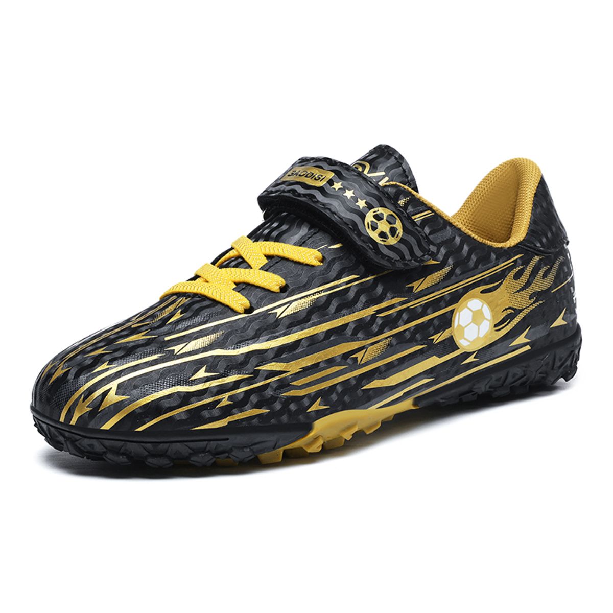 SHANDIAN - Zapatillas de Fútbol Hombre TF zapatos hombre Negro