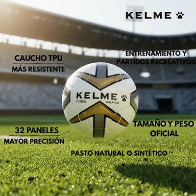 Imagen 2 del producto Balon Futbol Galatico N5 Blancodorado Bote Alto