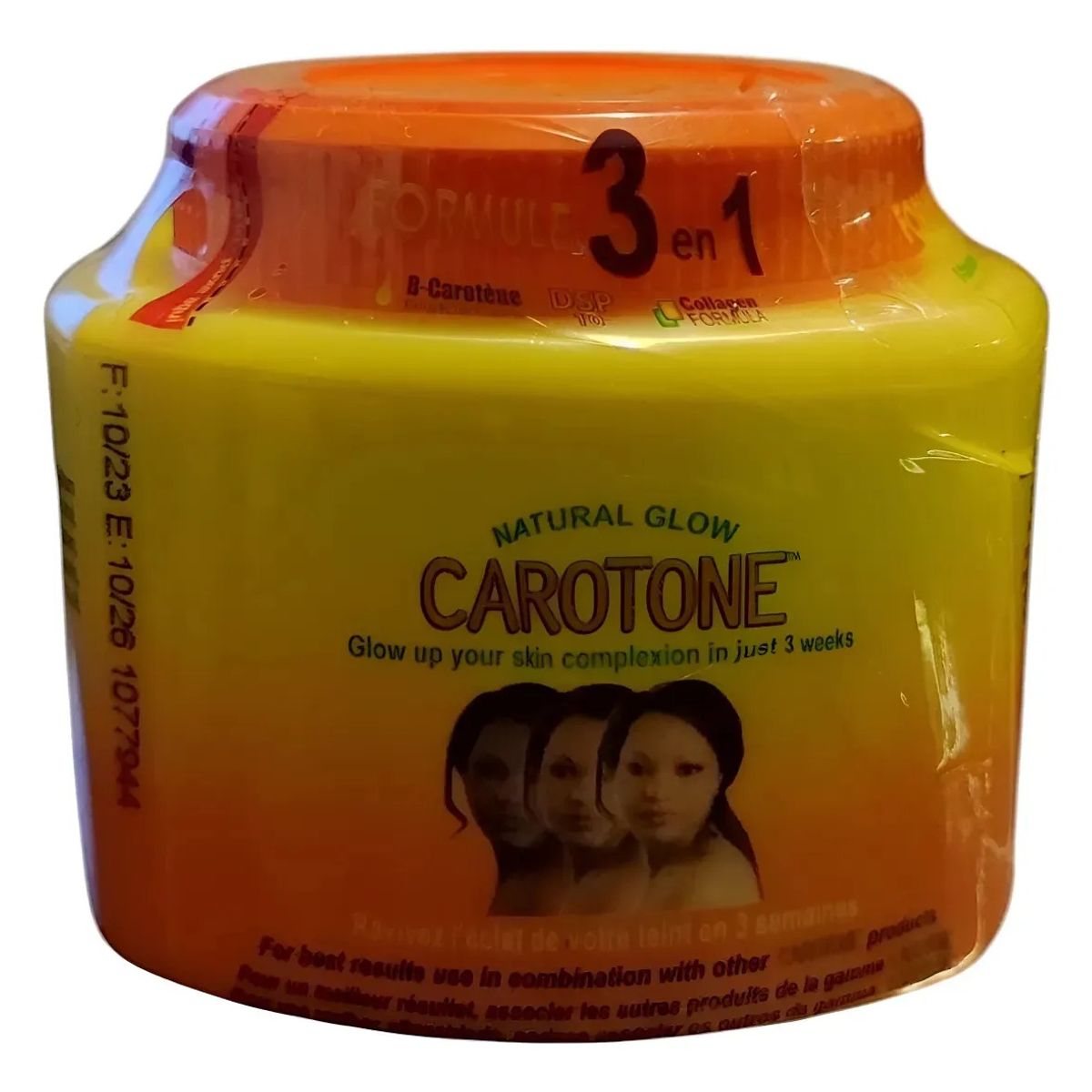 GENERICO - mini Crema Facial Aclarante Carotone Colágeno + Vitamina C 135ml