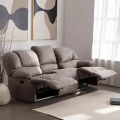 LATAM HOME - Bergere Perugia Reclinable 3 Cuerpos Cuero Kentucky