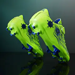 SHANDIAN - Zapatillas de Fútbol Hombre FG zapatos hombre Azul