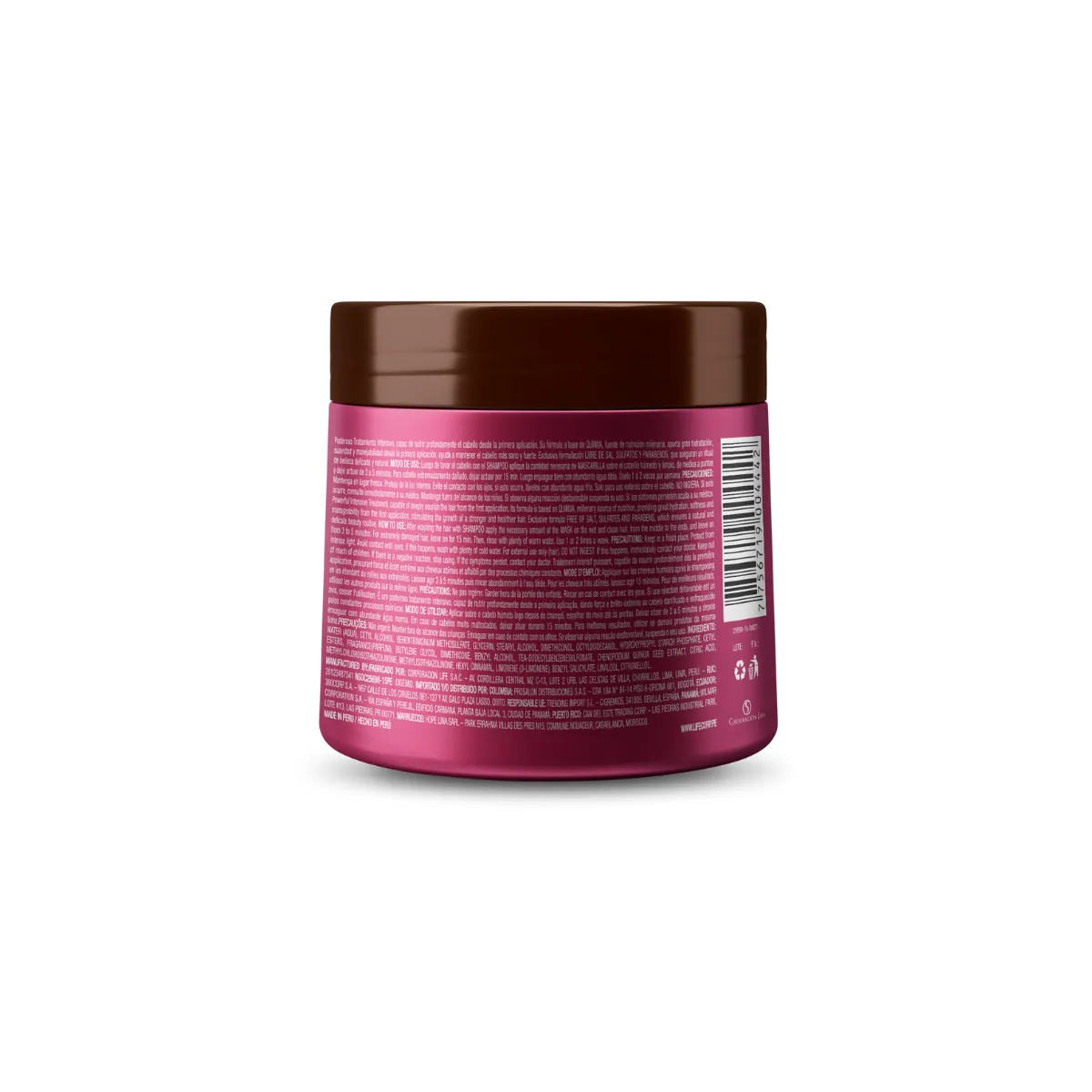 PLACENTA LIFE BE NATURAL - Macarilla Nutri Quinua Be Natural 350ml