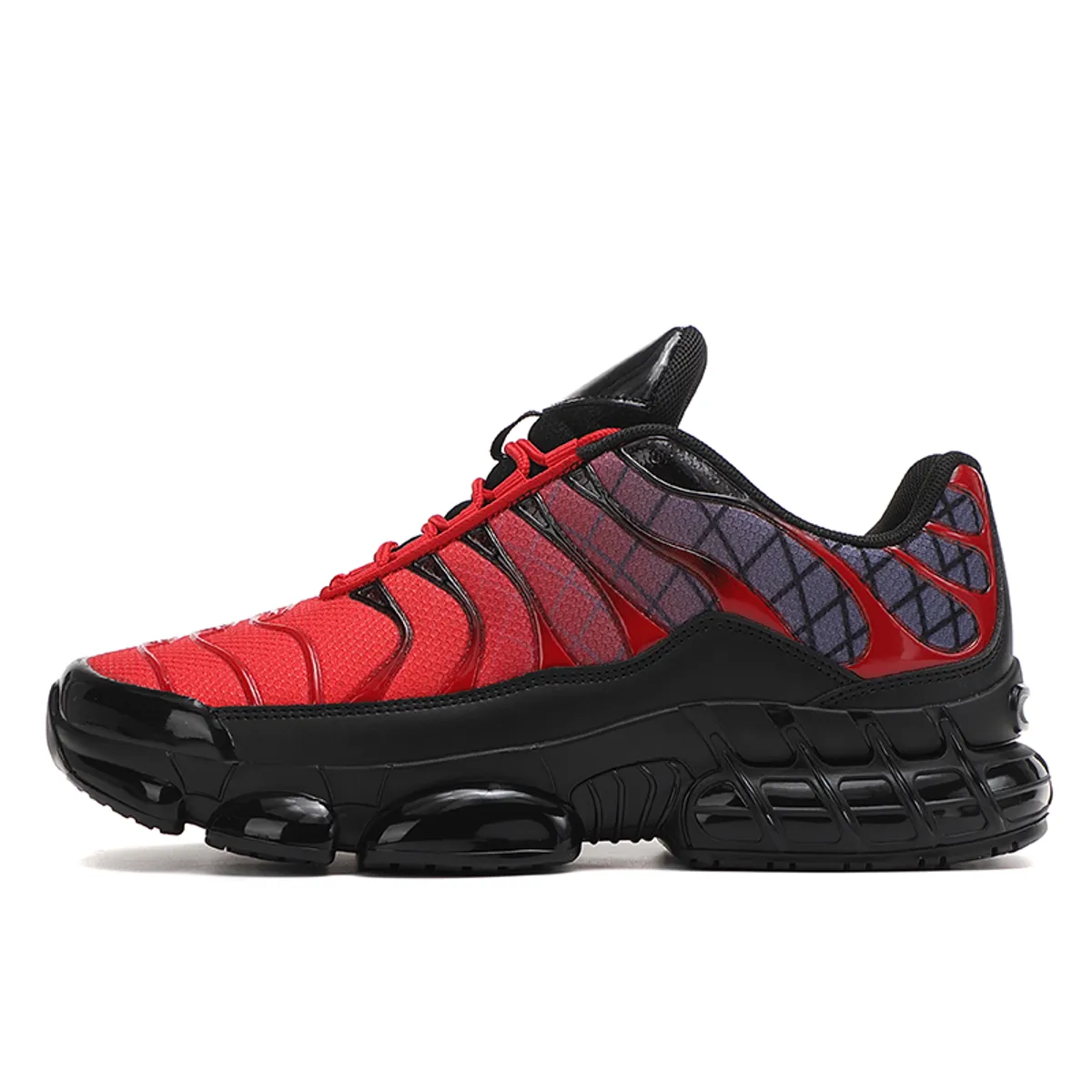 SHANDIAN - Zapatillas Running Hombre Rojo
