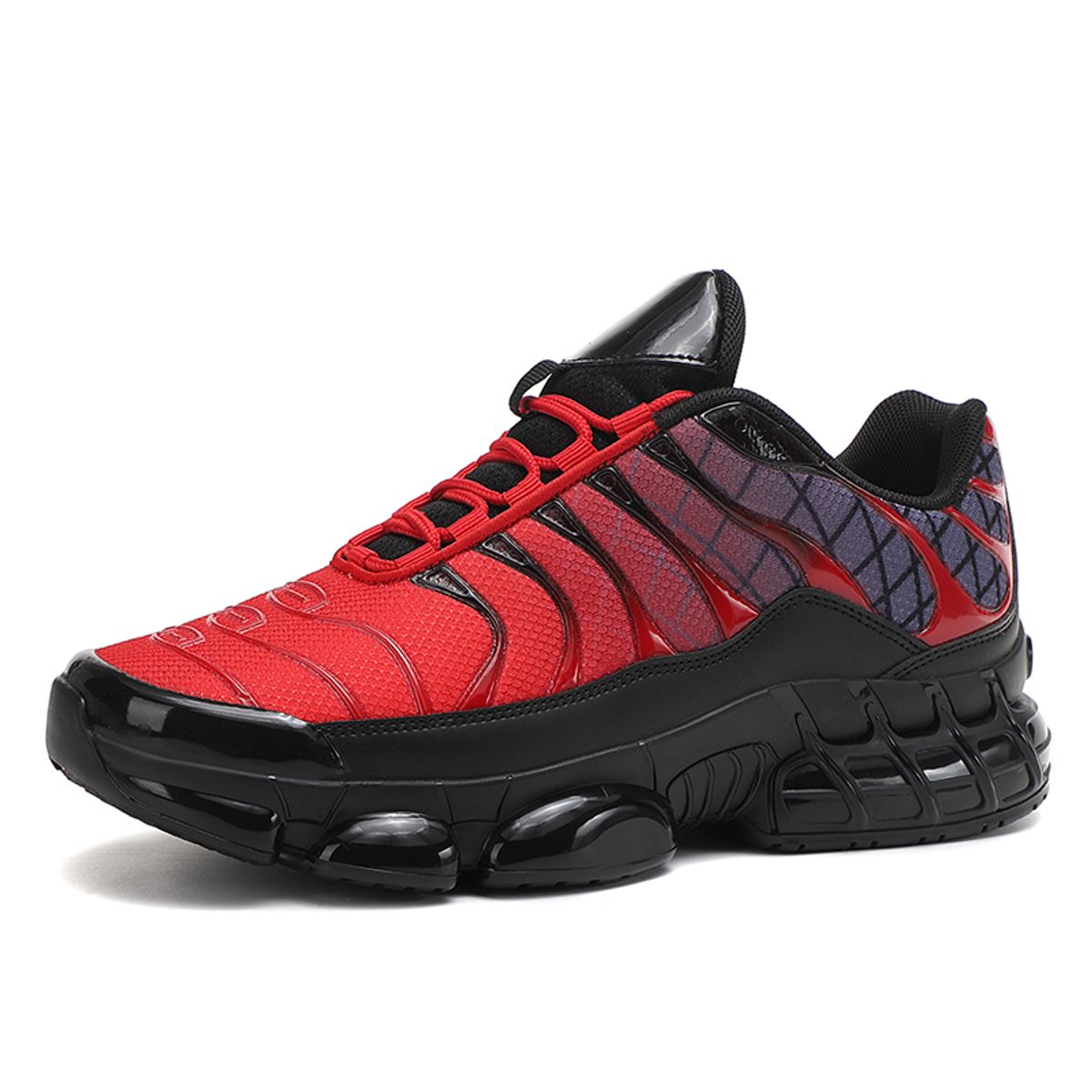 SHANDIAN - Zapatillas Running Hombre Rojo