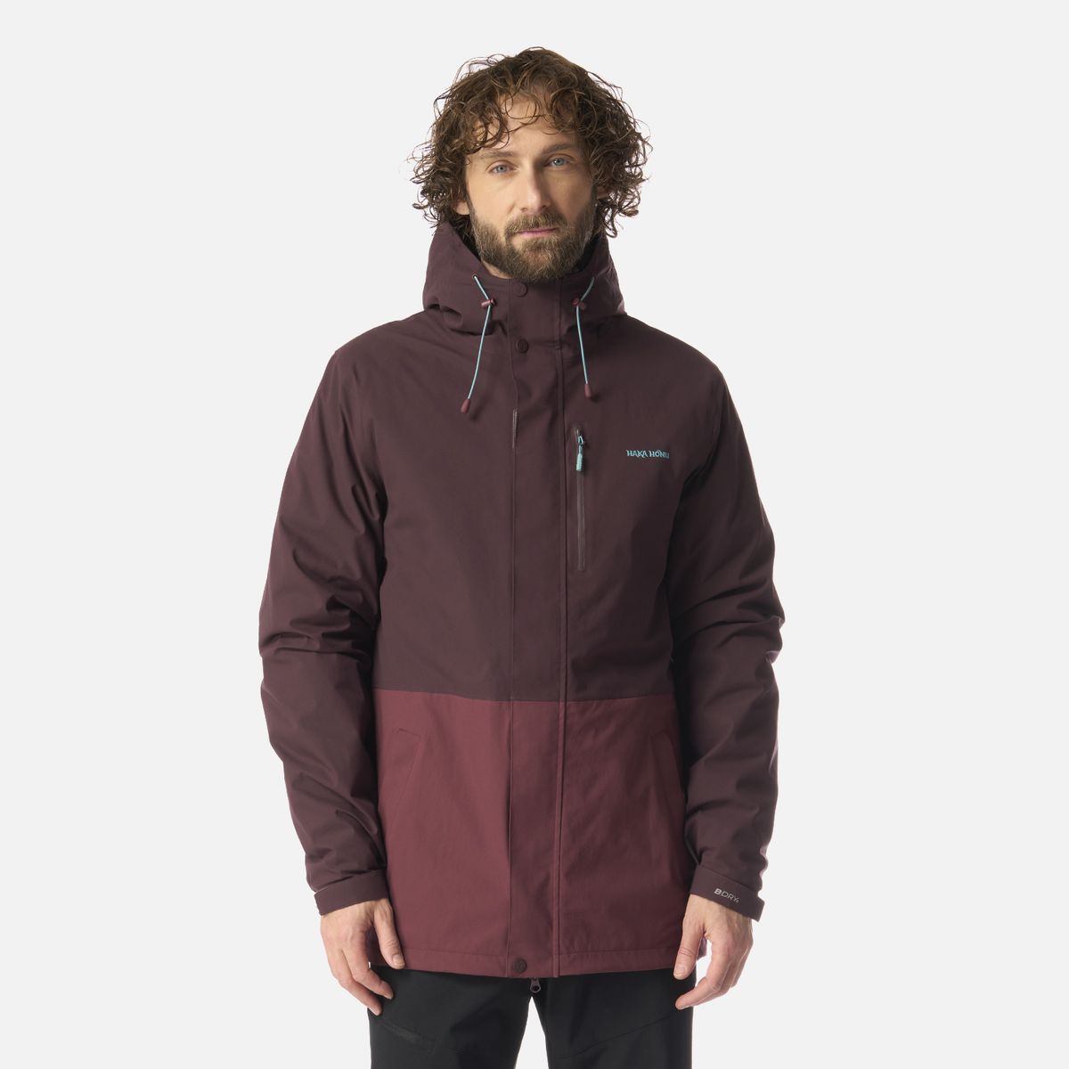 HAKA HONU - Chaqueta Hombre Perro Guapo Pro Burdeo Haka Honu