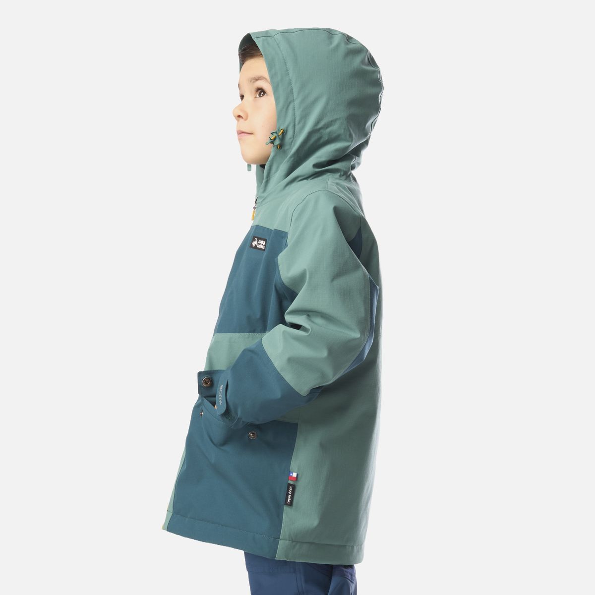 HAKA HONU - Chaqueta Niño Mini Diluvio Turquesa Haka Honu