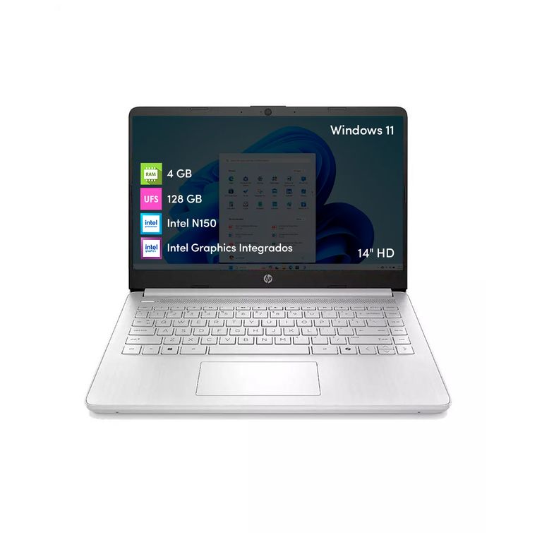 Notebook Intel N150 4GB 128GB 14 HD Gris