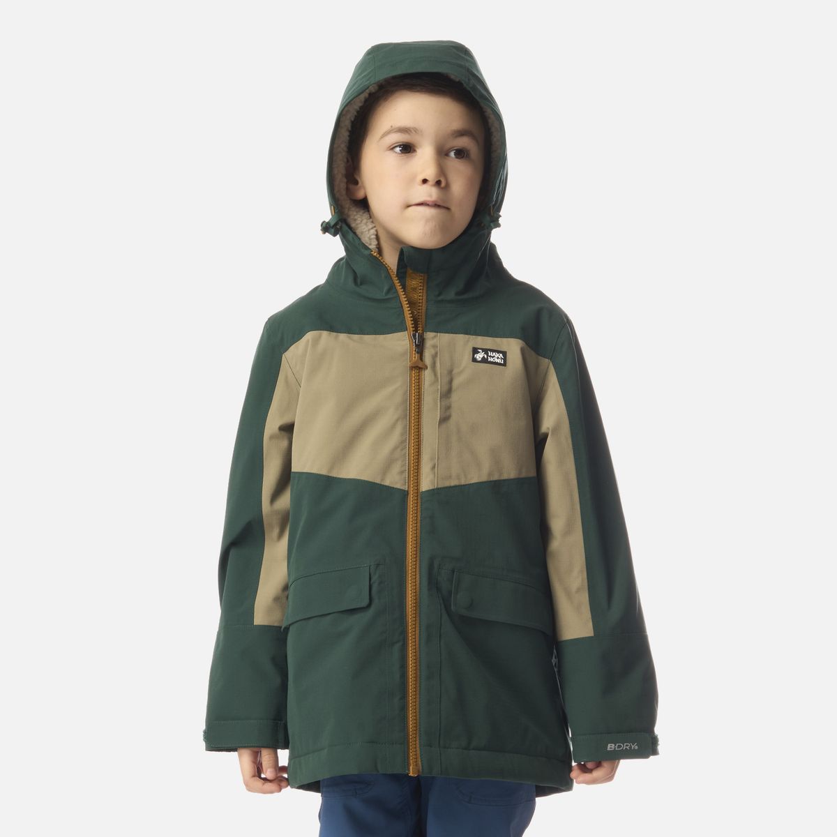 HAKA HONU - Chaqueta Niño Mini Diluvio Esmeralda Haka Honu