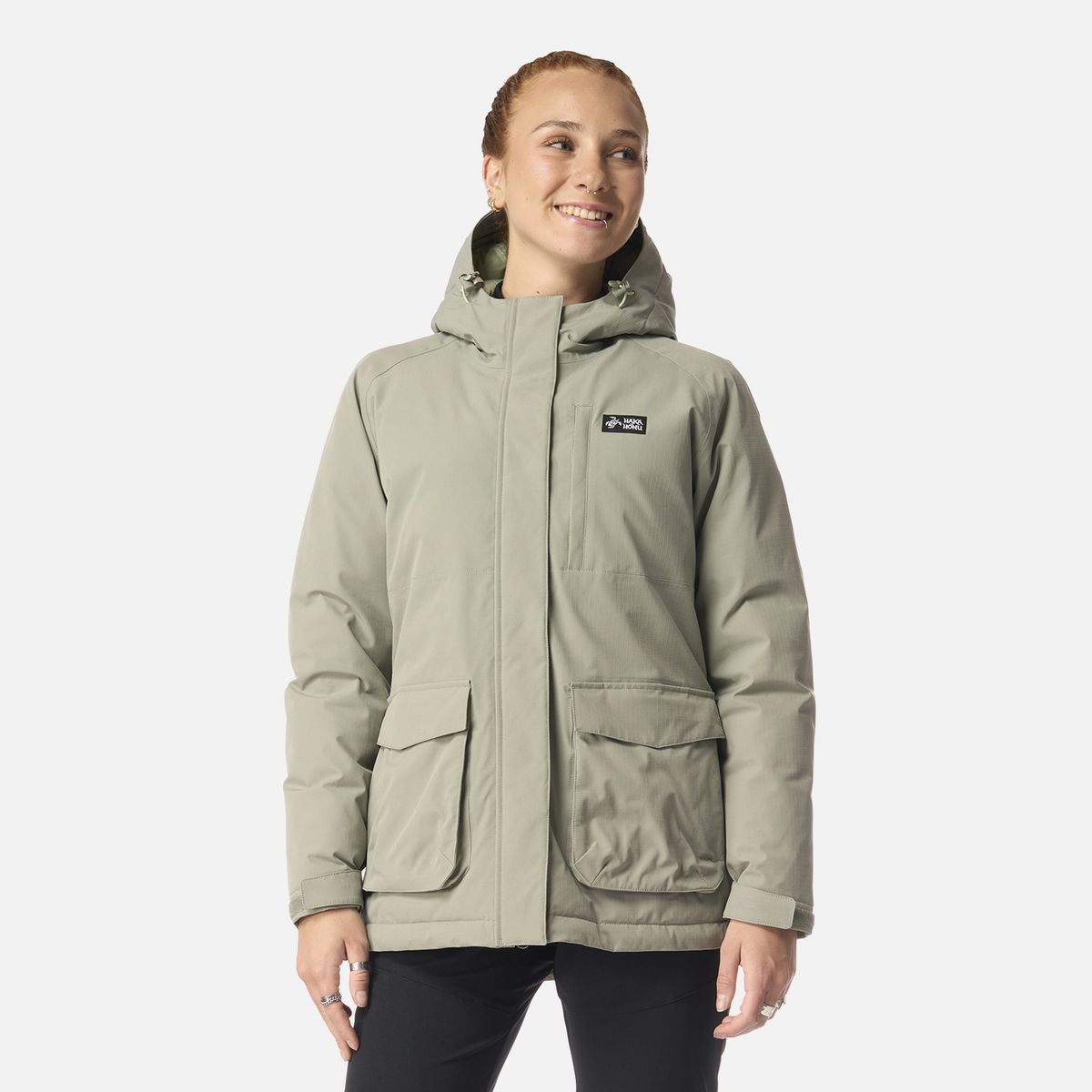 HAKA HONU - Chaqueta Mujer Diluvio Laurel Haka Honu