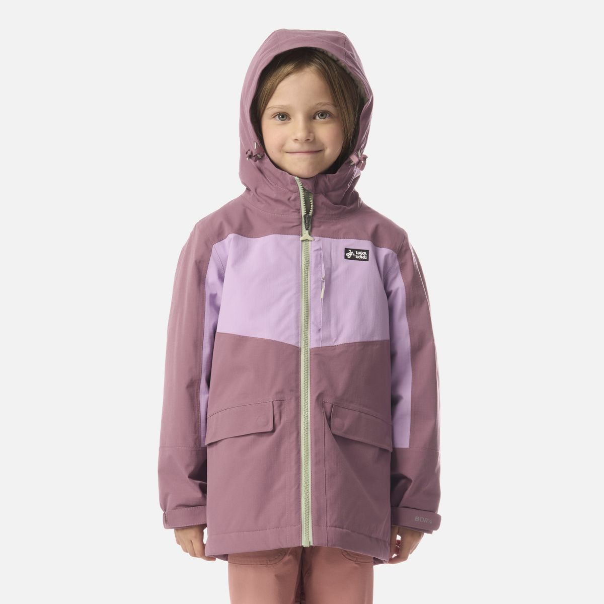 HAKA HONU - Chaqueta Niña Mini Diluvio Lila Haka Honu