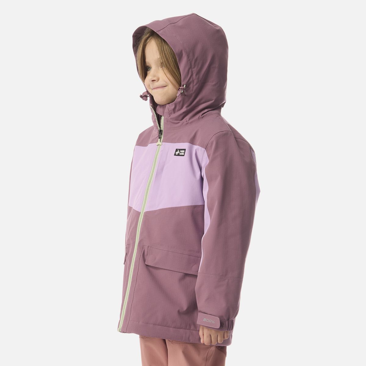 HAKA HONU - Chaqueta Niña Mini Diluvio Lila Haka Honu