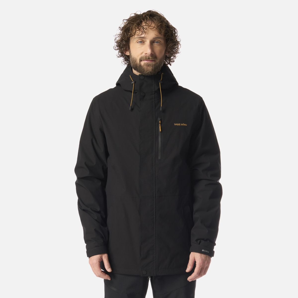 HAKA HONU - Chaqueta Hombre Perro Guapo Pro Negro Haka Honu
